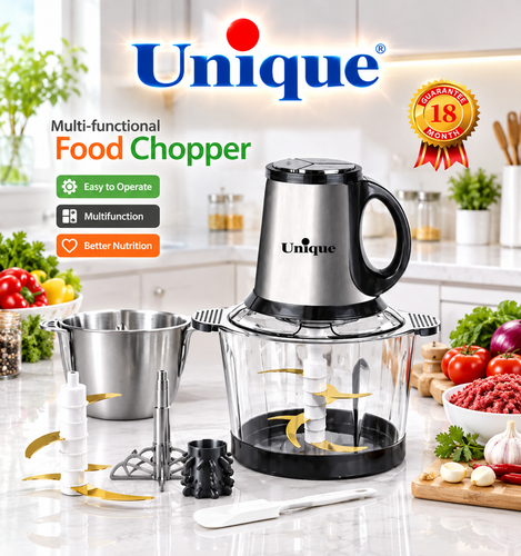 خردکن دوکاسه یونیک Unique مدل HENRY3S ظرفیت 3 لیتر توان 1500 وات